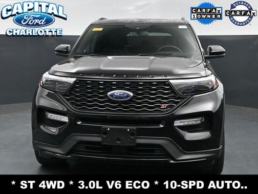 AGATE BLACK METALLIC 2021 Ford Explorer ST