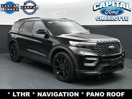 AGATE BLACK METALLIC 2021 Ford Explorer ST