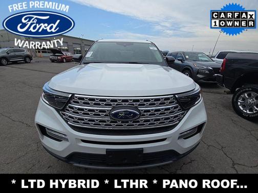 STAR WHITE MET TRI-COAT 2021 Ford Explorer Limited