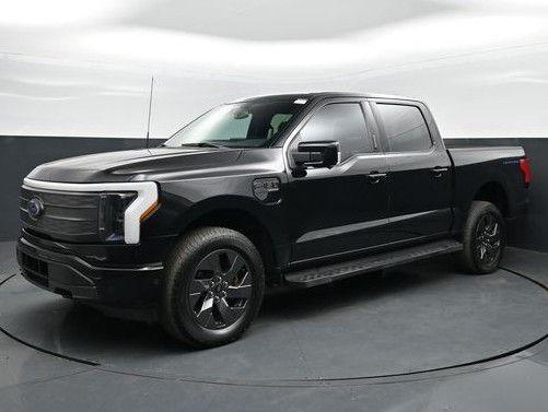 AGATE BLACK METALLIC 2023 Ford F-150 Lightning LARIAT