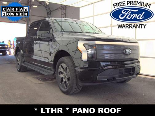 AGATE BLACK METALLIC 2023 Ford F-150 Lightning LARIAT
