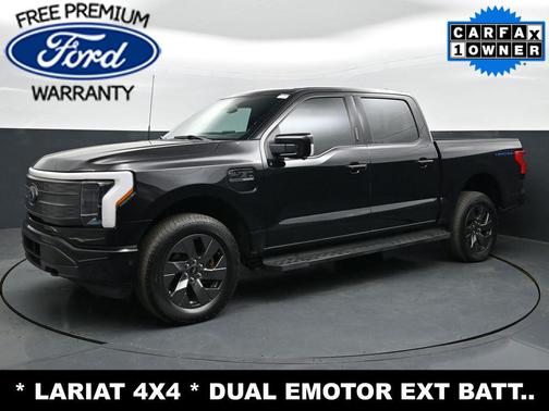 AGATE BLACK METALLIC 2023 Ford F-150 Lightning LARIAT