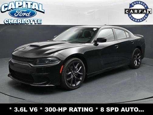 Pitch Black Clearcoat 2023 Dodge Charger GT