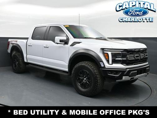 SPACE WHITE METALLIC 2025 Ford F-150 Raptor