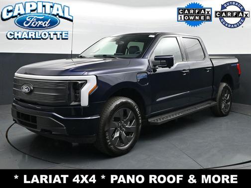 ANTIMATTER BLUE METALLIC 2025 Ford F-150 Lightning LARIAT