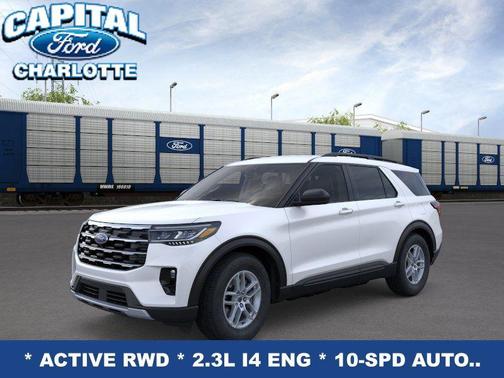 STAR WHITE MET TRI-COAT 2026 Ford Explorer Active