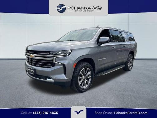 Satin Steel Metallic 2022 Chevrolet Suburban LT