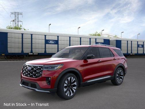 Rapid Red Metallic Tinted Clearcoat 2026 Ford Explorer Platinum