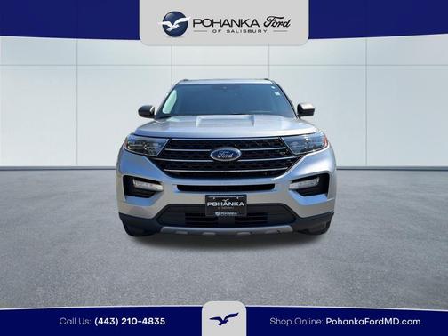 Silver Metallic 2022 Ford Explorer XLT