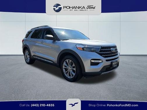 ICONIC SILVER METALLIC 2022 Ford Explorer XLT