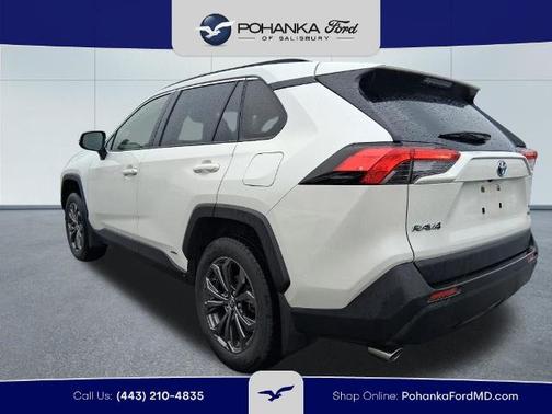 White 2022 Toyota RAV4 XLE PREMIUM