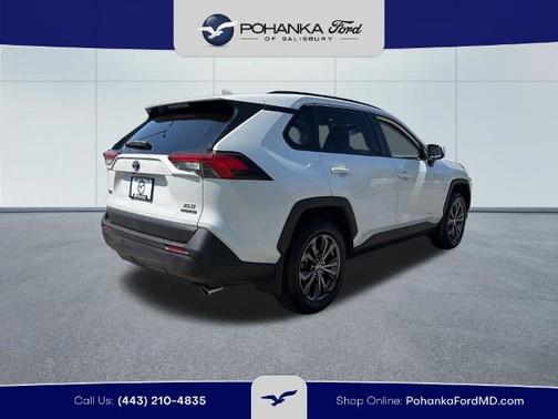 White 2022 Toyota RAV4 XLE PREMIUM