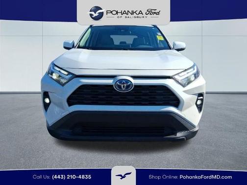 White 2022 Toyota RAV4 XLE PREMIUM