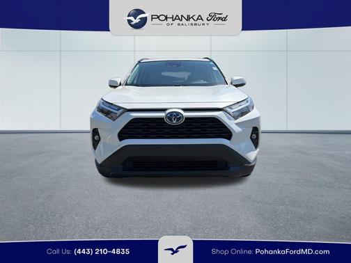 Blizzard Pearl 2022 Toyota RAV4 Hybrid XLE Premium