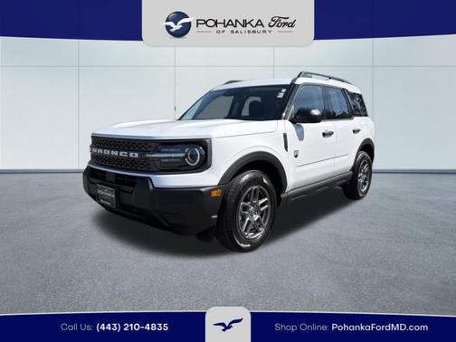 Oxford White 2025 Ford Bronco Sport Big Bend