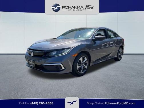 Modern Steel Metallic 2019 Honda Civic LX