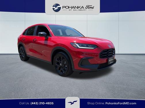 Red 2025 Honda HR-V Sport