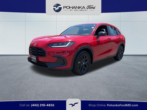 Red 2025 Honda HR-V Sport