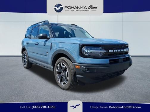 Azure Gray Metallic 2024 Ford Bronco Sport Outer Banks