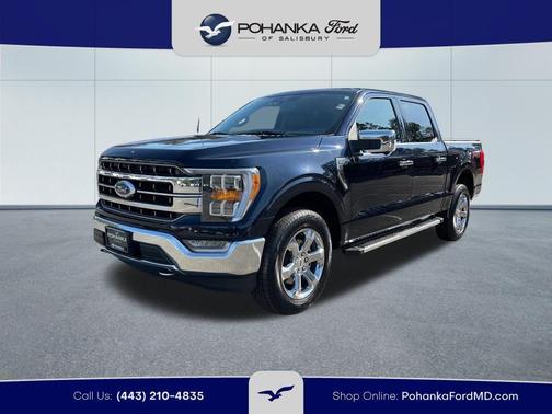 Blue Metallic 2022 Ford F-150 Lariat