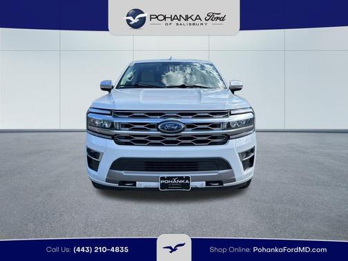 White Metallic 2023 Ford Expedition Platinum