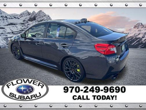 Dark Gray Metallic 2019 Subaru WRX STI Limited