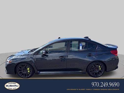 Dark Gray Metallic 2019 Subaru WRX STI Limited