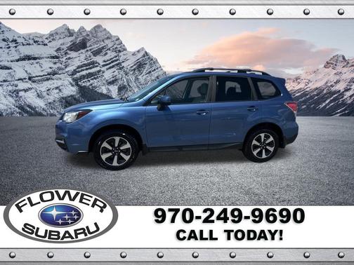 Quartz Blue Pearl 2018 Subaru Forester 2.5i Premium