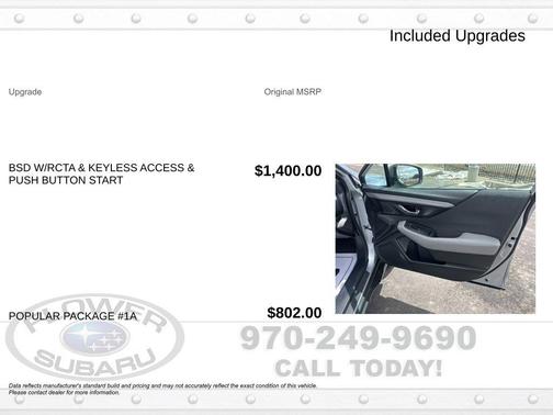 Ice Silver Metallic 2025 Subaru Outback Premium