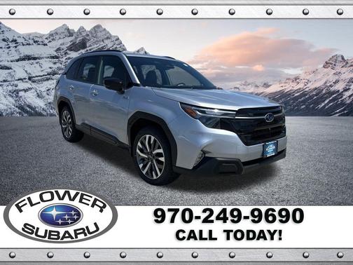 Silver 2026 Subaru Forester Hybrid Touring