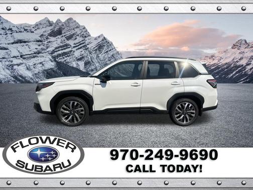 White 2026 Subaru Forester Hybrid Touring