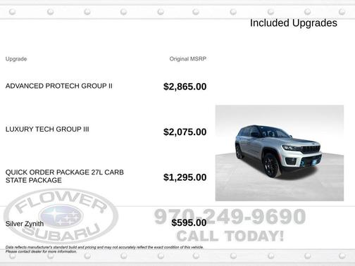 2024 Jeep Grand Cherokee 4xe Trailhawk Carb State Pkg