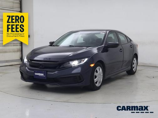 Blue 2019 Honda Civic LX