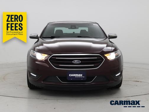 Burgundy 2018 Ford Taurus Limited