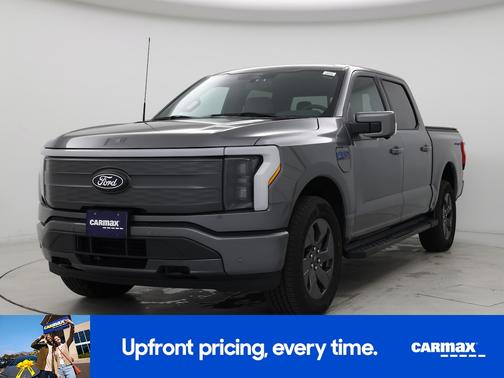 Gray 2024 Ford F-150 Lightning Lariat