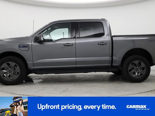 Gray 2024 Ford F-150 Lightning Lariat