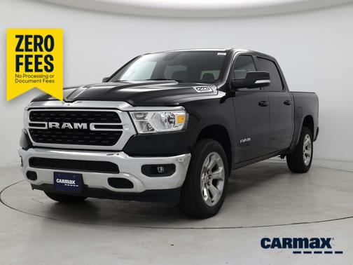 Black 2022 RAM 1500 Bighorn