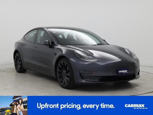Gray 2023 Tesla Model 3 Performance
