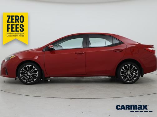 Burgundy 2016 Toyota Corolla S