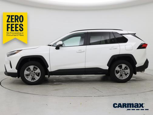 White 2022 Toyota RAV4 XLE