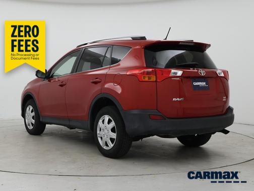 Red 2014 Toyota RAV4 LE