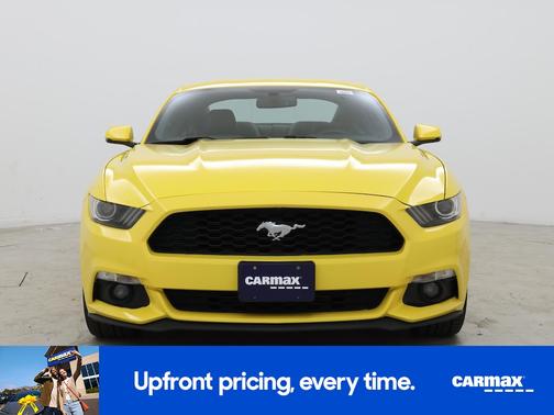 Yellow 2017 Ford Mustang Ecoboost Premium