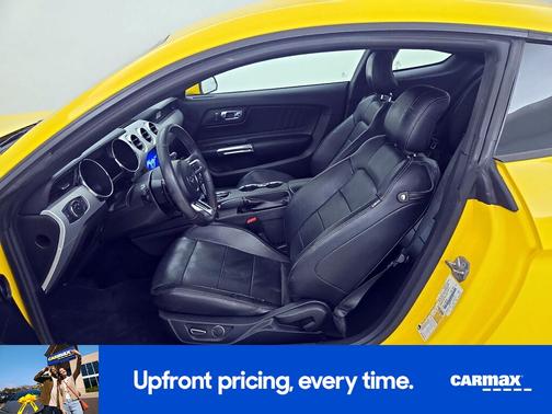 Yellow 2017 Ford Mustang Ecoboost Premium