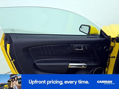 Yellow 2017 Ford Mustang Ecoboost Premium