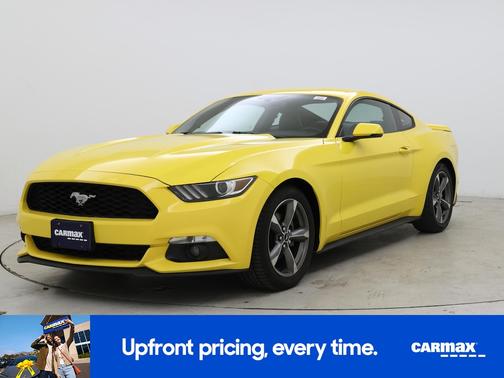 Yellow 2017 Ford Mustang Ecoboost Premium