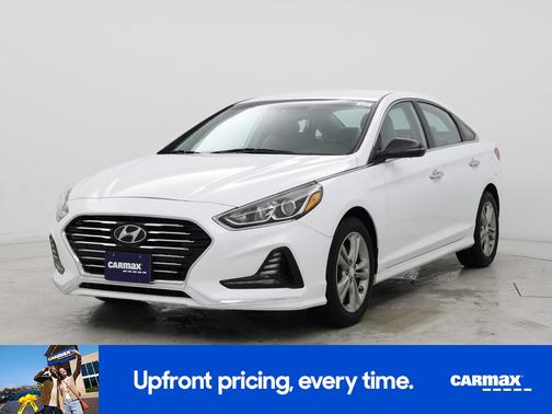 White 2018 Hyundai SONATA SEL