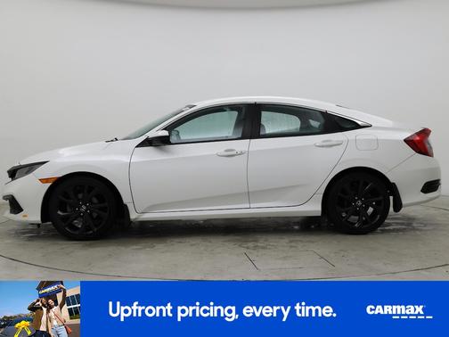 White 2019 Honda Civic Sport
