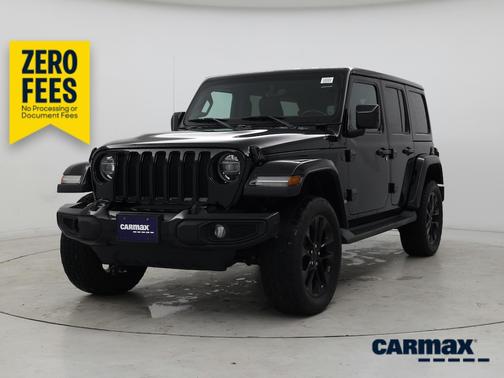 Black 2021 Jeep Wrangler Unlimited Sahara High Altitude