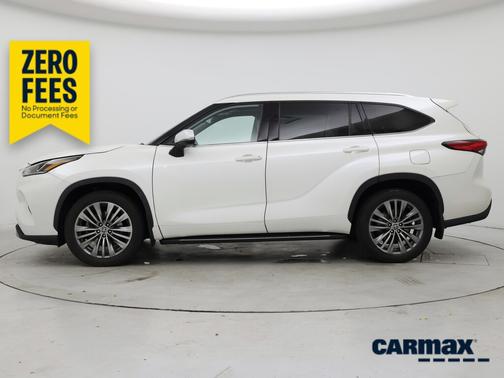White 2020 Toyota Highlander Platinum
