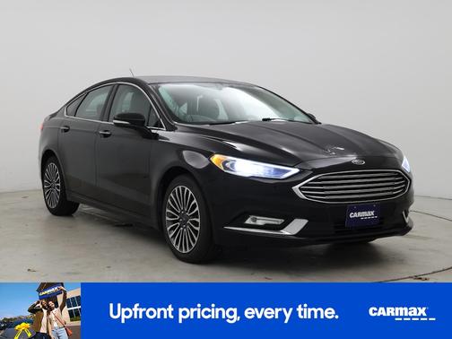 Black 2017 Ford Fusion Titanium